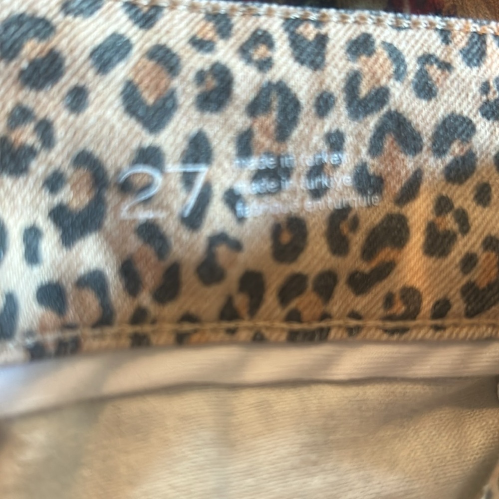 Anthropologie Wanderer Animal Print Jeans - Picture 7 of 7